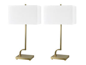 Kimber Gold Table Lamp (Set of 2) by Crestview at Eve Furniture