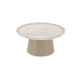 Kimberley White Marble Coffee Table by MOES at Eve Furniture