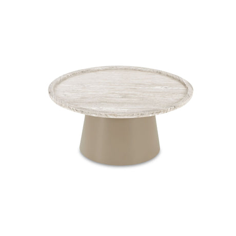 Kimberley White Marble Coffee Table by MOES at Eve Furniture