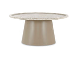 Kimberley White Marble Coffee Table by Moe's Home at Eve Furniture