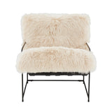 Kimi Genuine Sheepskin Accent Chair by TOV Furniture at Eve Furniture