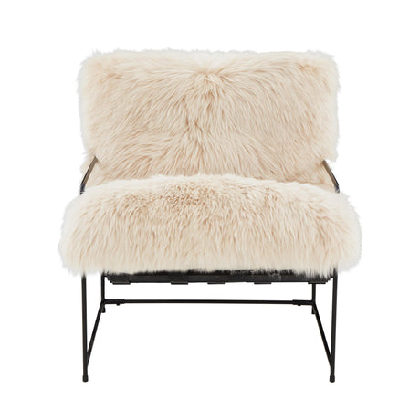Kimi Genuine Sheepskin Accent Chair by TOV Furniture at Eve Furniture
