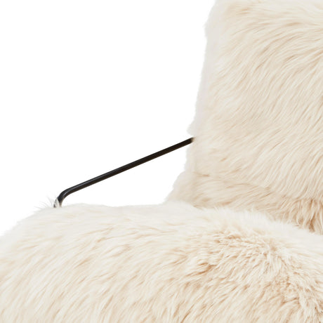 Kimi Genuine Sheepskin Accent Chair by TOV Furniture at Eve Furniture