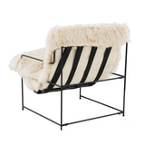 Kimi Genuine Sheepskin Accent Chair by TOV Furniture at Eve Furniture
