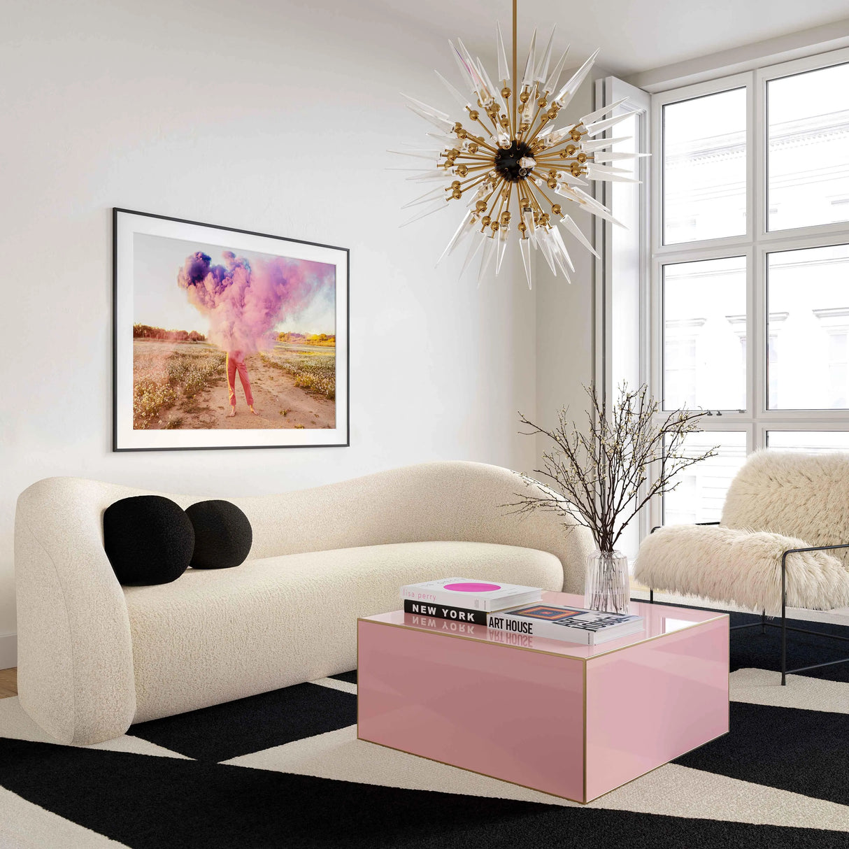 Kimi Genuine Sheepskin Accent Chair by TOV Furniture at Eve Furniture