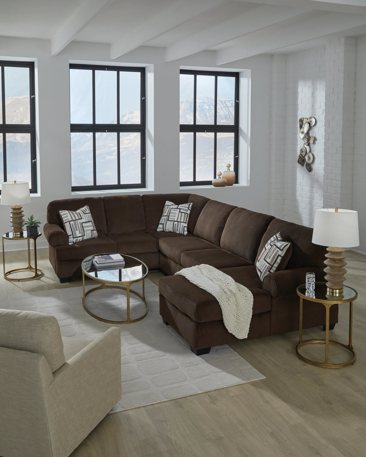 Kimlee 3-Piece Sectional with RAF Chaise by Ashley at Eve Furniture