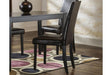 Kimonte Dark Brown Dining Chair, Set of 2 by Ashley at Eve Furniture