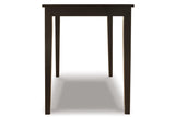 Kimonte Dark Brown Dining Table by Ashley at Eve Furniture
