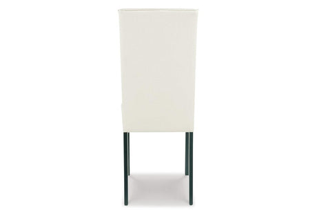Kimonte Ivory Dining Chair, Set of 2 by Ashley at Eve Furniture