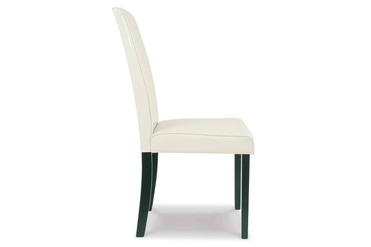 Kimonte Ivory Dining Chair, Set of 2 by Ashley at Eve Furniture