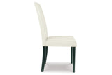 Kimonte Ivory Dining Chair, Set of 2 by Ashley at Eve Furniture