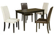 Kimonte Multi Dining Table and 4 Chairs by Ashley at Eve Furniture