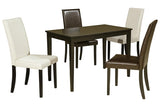 Kimonte Multi Dining Table and 4 Chairs by Ashley at Eve Furniture