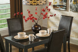 Kimonte Multi Dining Table and 4 Chairs by Ashley at Eve Furniture