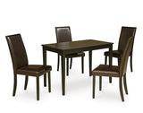 Kimonte Multi Dining Table and 4 Chairs by Ashley at Eve Furniture