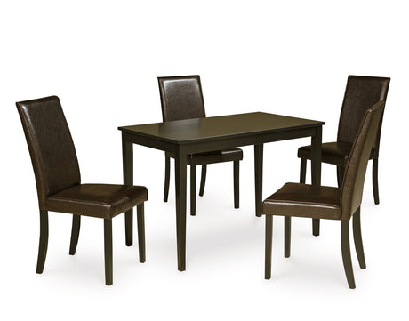 Kimonte Multi Dining Table and 4 Chairs by Ashley at Eve Furniture