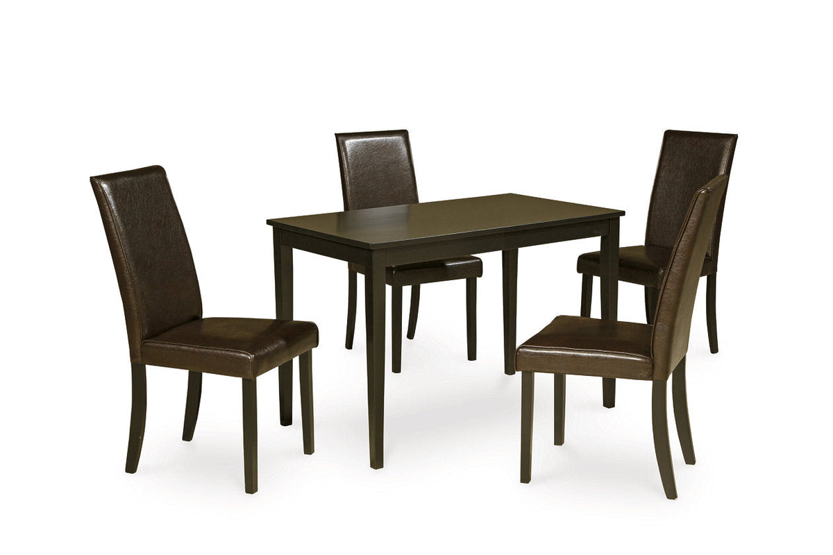 Kimonte Multi Dining Table and 4 Chairs by Ashley at Eve Furniture