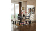 Kimonte Multi Dining Table and 4 Chairs by Ashley at Eve Furniture