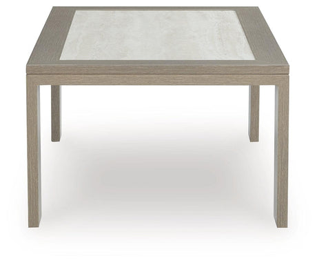 Kimpton Isle Brown Outdoor Coffee Table by Ashley at Eve Furniture