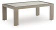 Kimpton Isle Brown Outdoor Coffee Table by Ashley at Eve Furniture