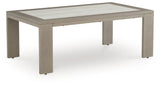Kimpton Isle Brown Outdoor Coffee Table by Ashley at Eve Furniture