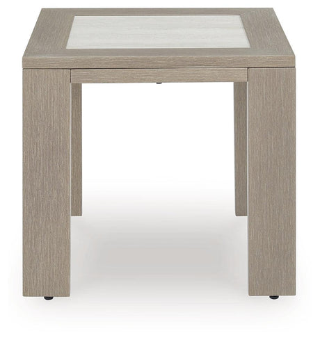 Kimpton Isle Brown Outdoor End Table by Ashley at Eve Furniture