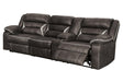 Kincord Midnight 2-Piece Power Reclining Sectional by Ashley at Eve Furniture