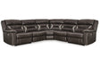 Kincord Midnight 5-Piece Power Reclining Sectional by Ashley at Eve Furniture