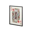 King of Diamonds II Playing Card a Paper Mosaik Collage Framed Art under Glass by Mercana at Eve Furniture