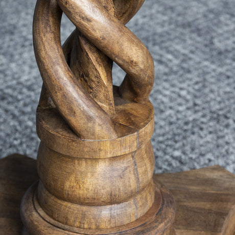 Kingsley Brown Accent Table by Crestview at Eve Furniture