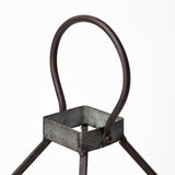 Kingston I Large Rustic Metal Framed Table Candle Holder by Mercana at Eve Furniture