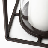 Kingston I Large Rustic Metal Framed Table Candle Holder by Mercana at Eve Furniture