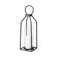 Kingston I Large Rustic Metal Framed Table Candle Holder by Mercana at Eve Furniture