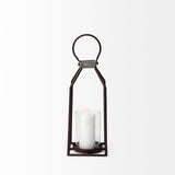 Kingston II Small Rustic Metal Framed Table Candle Holder by Mercana at Eve Furniture