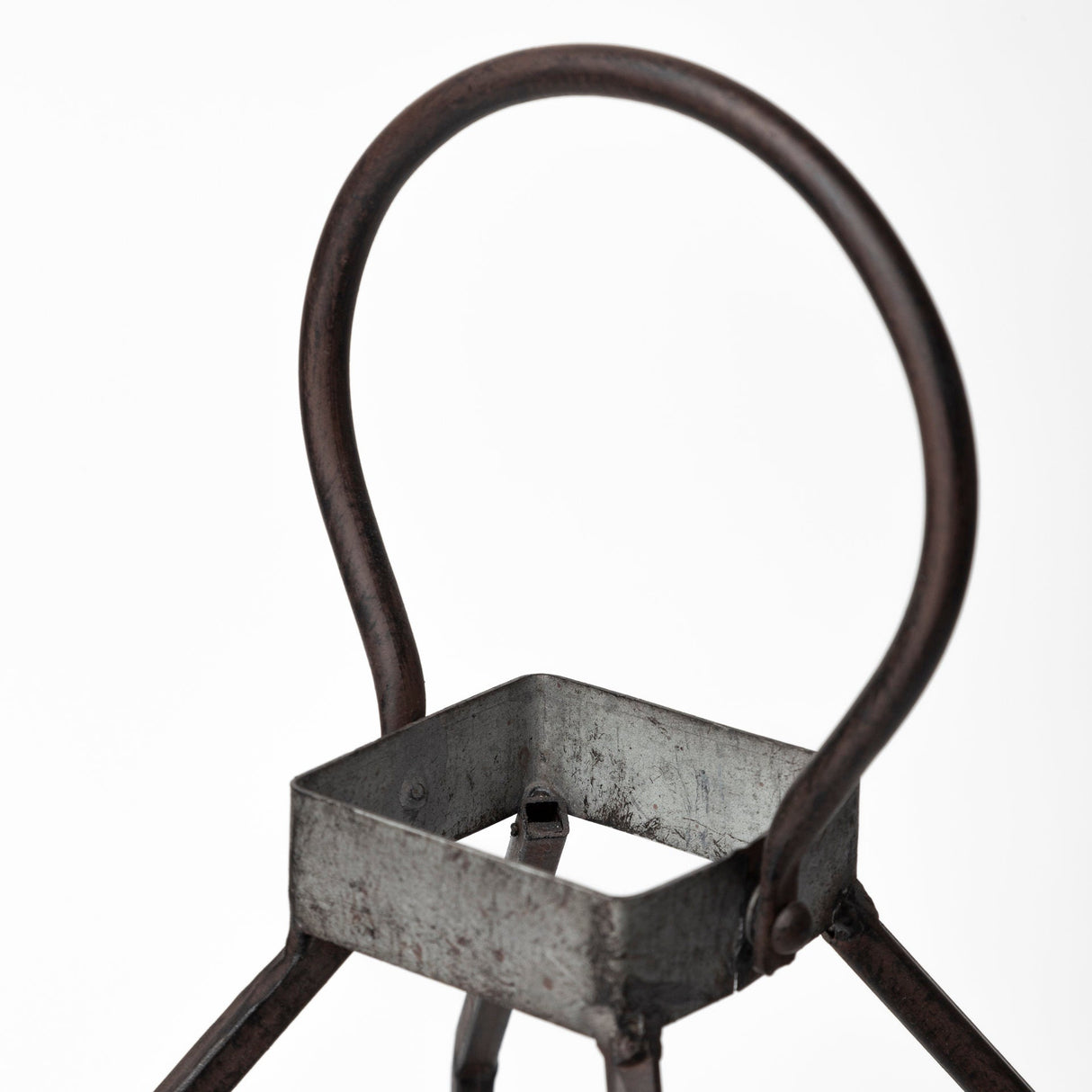 Kingston II Small Rustic Metal Framed Table Candle Holder by Mercana at Eve Furniture