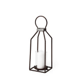 Kingston II Small Rustic Metal Framed Table Candle Holder by Mercana at Eve Furniture