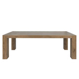 Kingston Natural Oak Dining Table by Classic Home at Eve Furniture