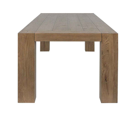 Kingston Natural Oak Dining Table by Classic Home at Eve Furniture