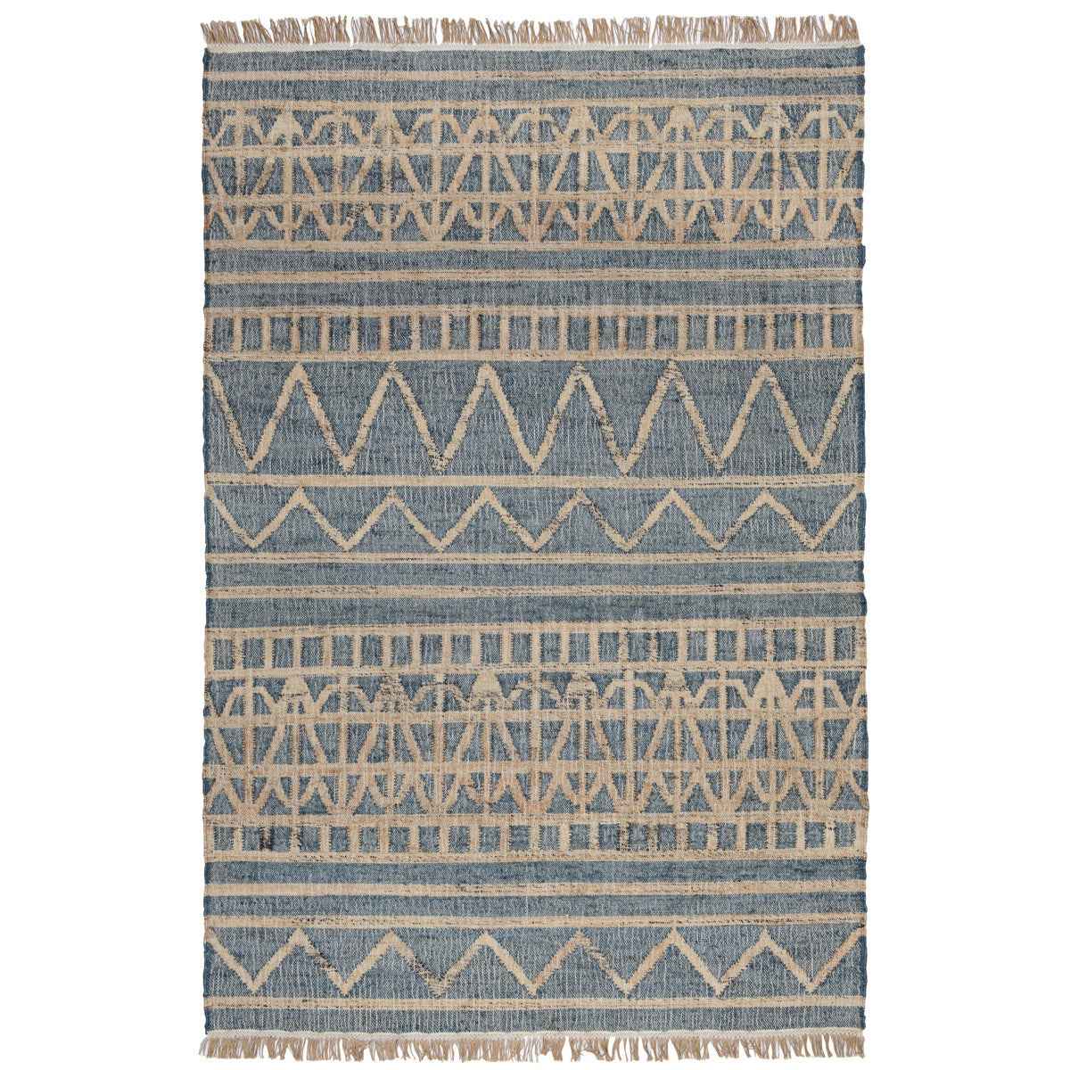 Kingston Sapphire Distressed Rug by Classic Home at Eve Furniture