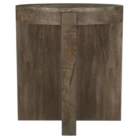 Kinkaid Brown 2-Piece Solid Wood Coffee and End Table Set by Coaster at Eve Furniture