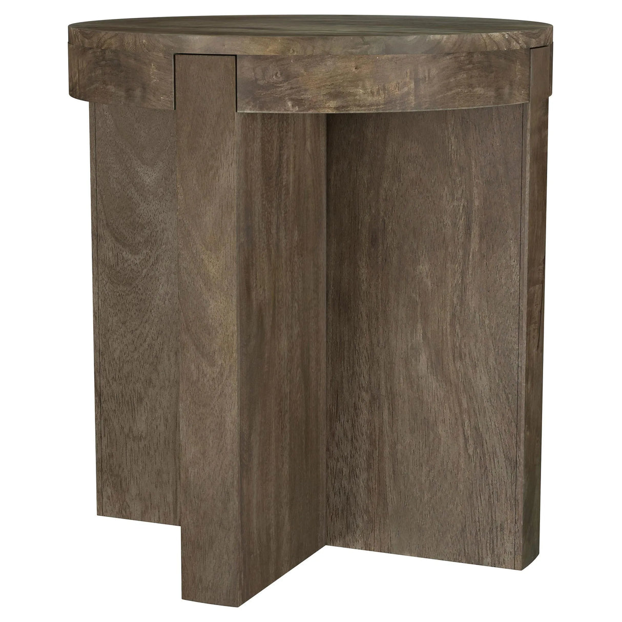 Kinkaid Brown 2-Piece Solid Wood Coffee and End Table Set by Coaster at Eve Furniture