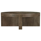 Kinkaid Brown 2-Piece Solid Wood Coffee and End Table Set by Coaster at Eve Furniture