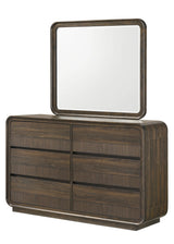 Kinkaid Warm Wood Dresser Mirror Only by Crown Mark at Eve Furniture
