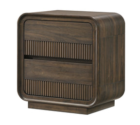 Kinkaid Warm Wood Nightstand by Crown Mark at Eve Furniture