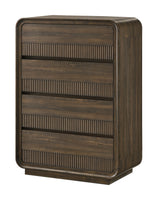 Kinkaid Warm Wood Panel Bedroom Set by Crown Mark at Eve Furniture