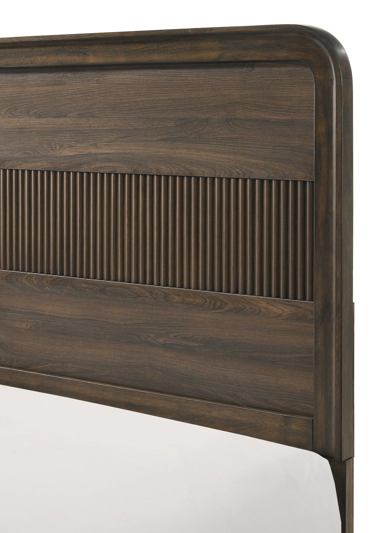 Kinkaid Warm Wood Queen Panel Bed by Crown Mark at Eve Furniture
