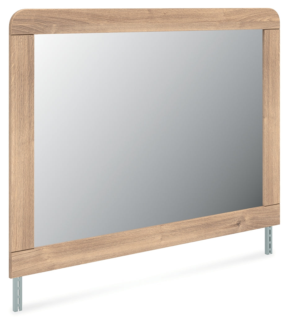Kinlanni Tan Bedroom Mirror (Mirror Only) by ASHLEY FURNITURE at Eve Furniture