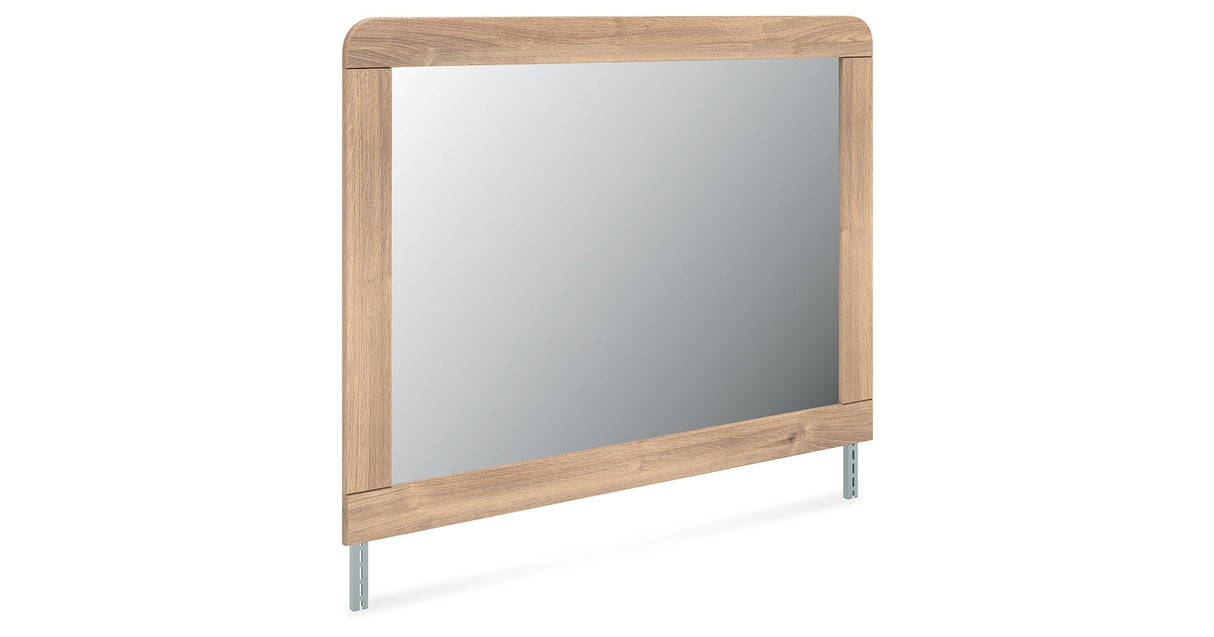 Kinlanni Tan Bedroom Mirror (Mirror Only) by ASHLEY FURNITURE at Eve Furniture