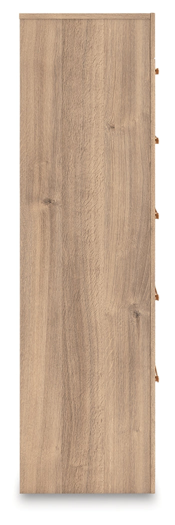 Kinlanni Tan Chest of Drawers by ASHLEY FURNITURE at Eve Furniture