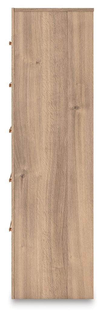 Kinlanni Tan Chest of Drawers by ASHLEY FURNITURE at Eve Furniture